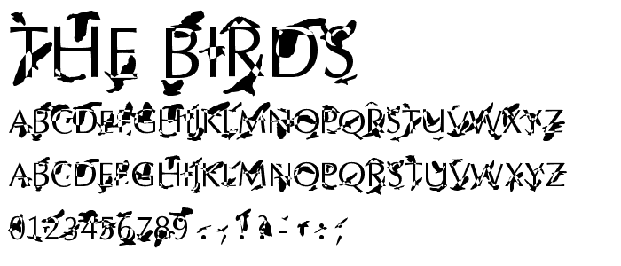 The Birds font